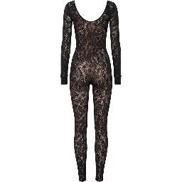 Black Polyamide Jumpsuit