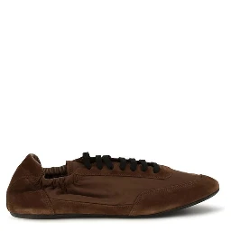 Brown Rubber Athletic Sneakers