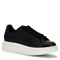 Blue Calf Leather Bos Taurus Chunky Sneakers