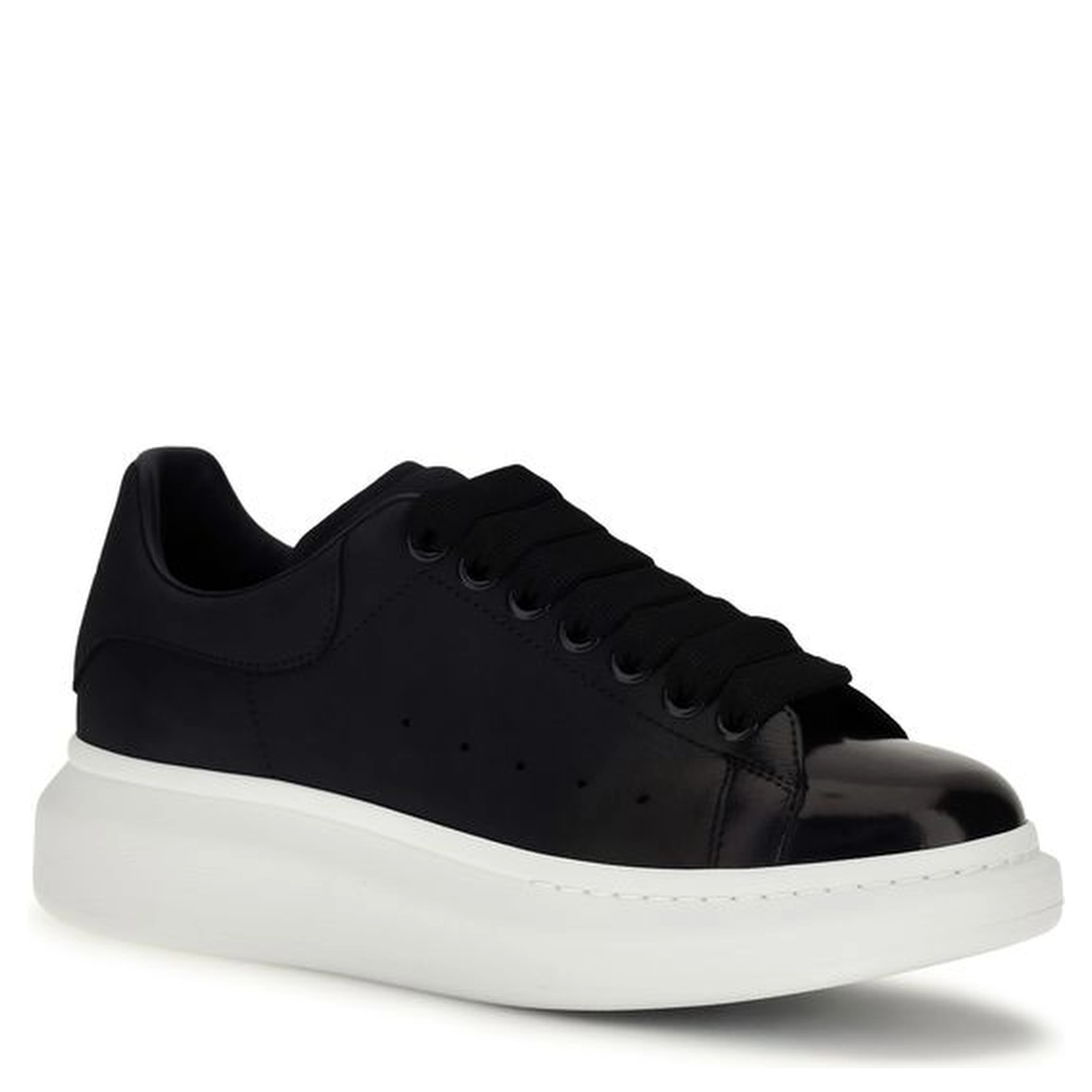 Blue Calf Leather Bos Taurus Chunky Sneakers