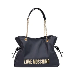 Black Polyester Handbag