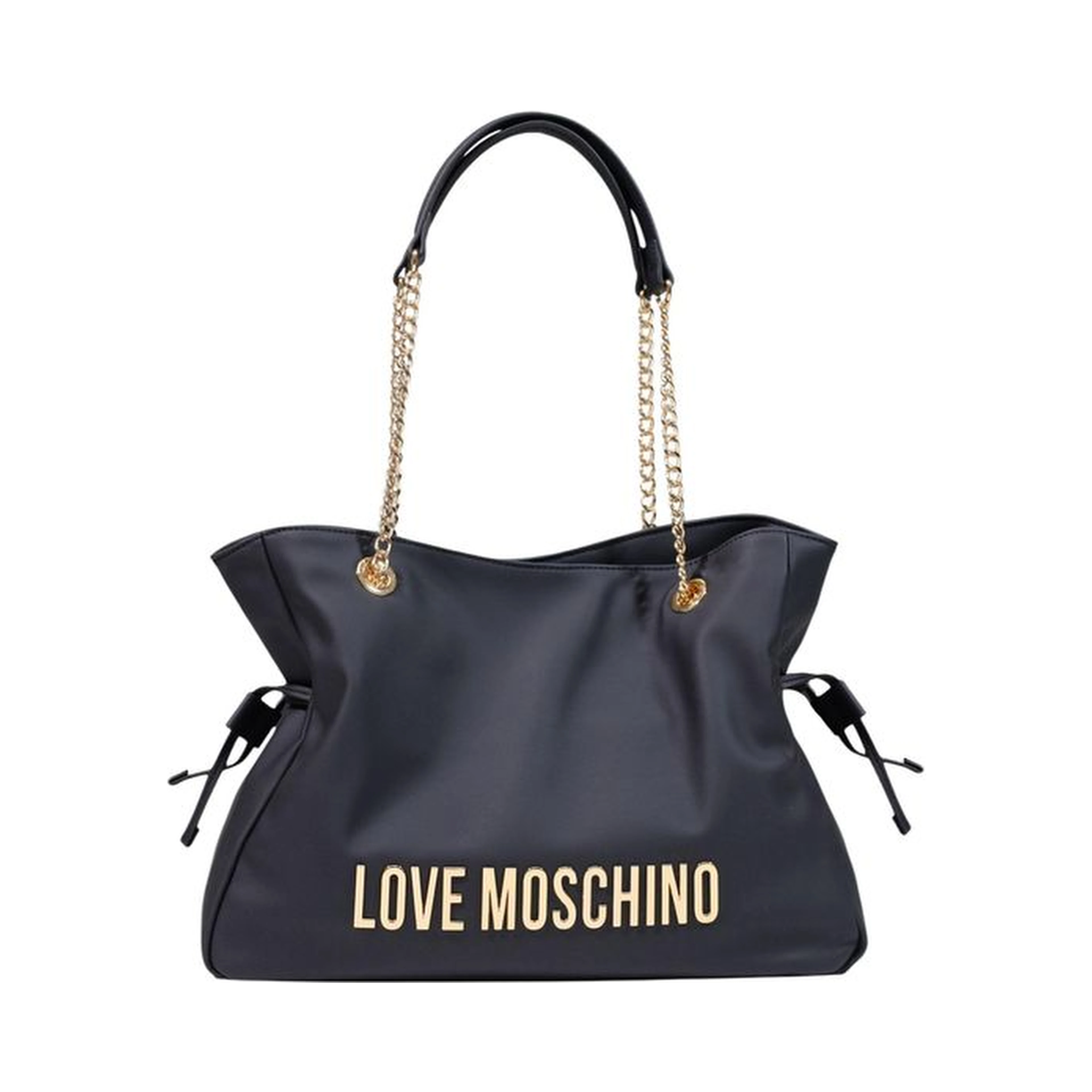 Black Polyester Handbag