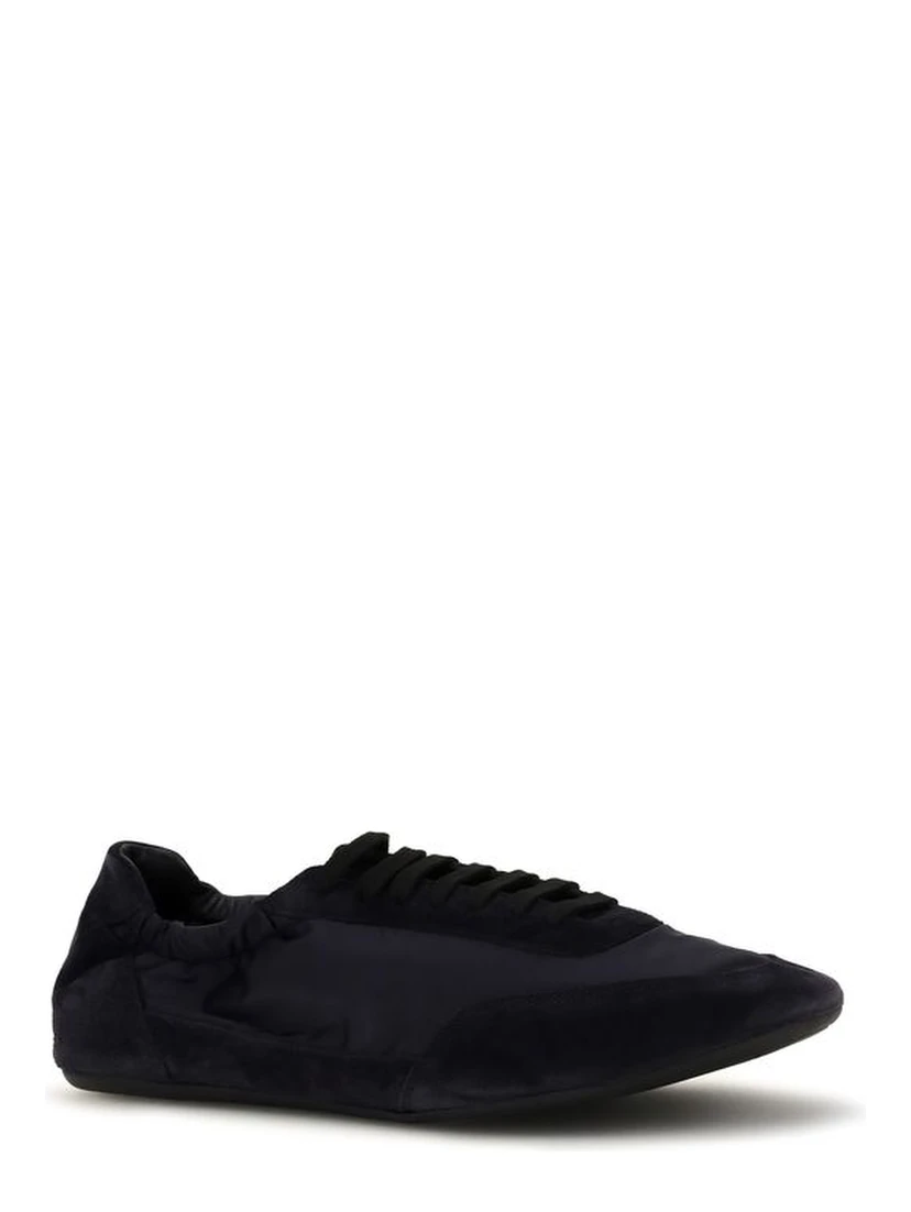 Blue Rubber Athletic Sneakers