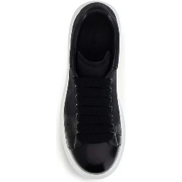 Blue Calf Leather Bos Taurus Chunky Sneakers