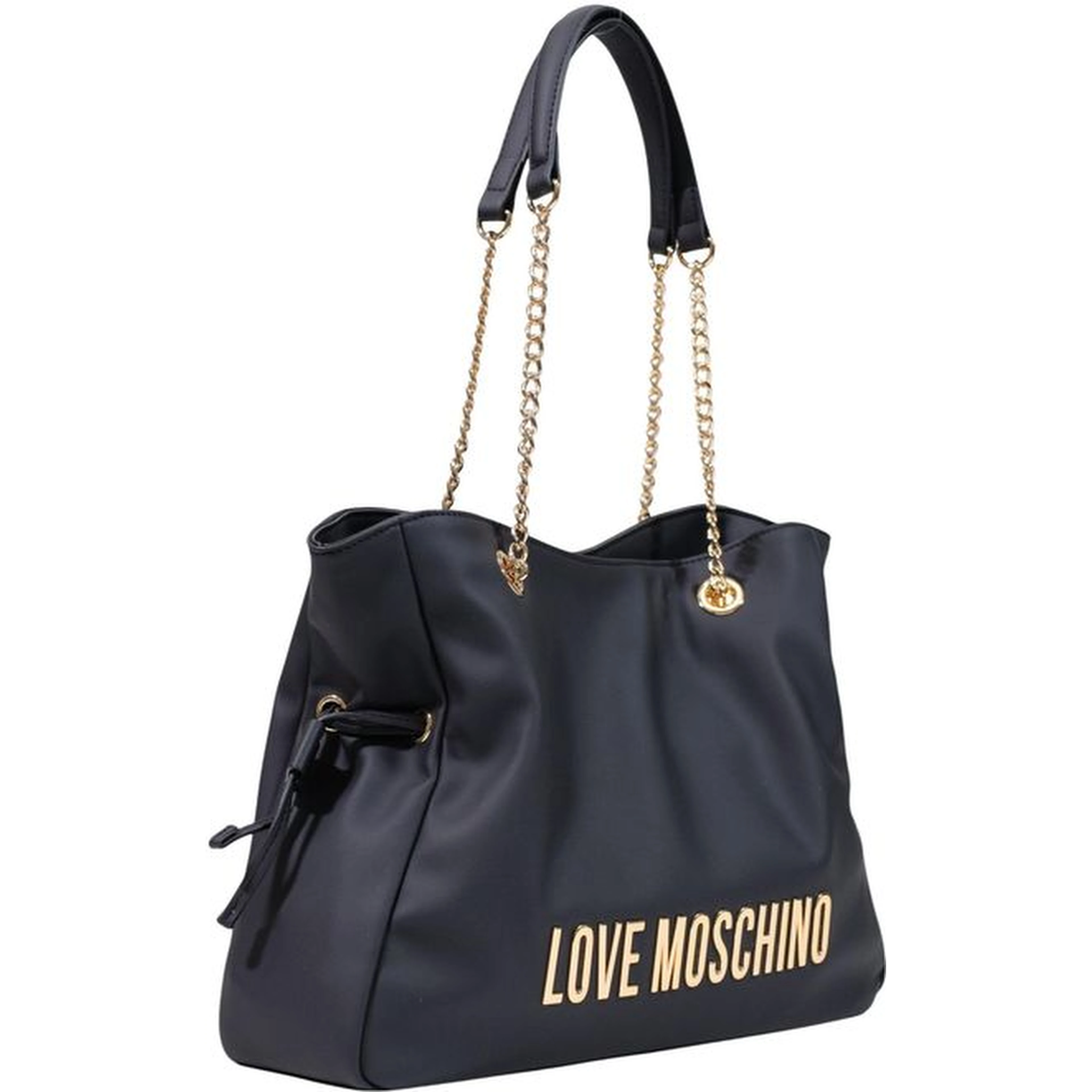 Black Polyester Handbag