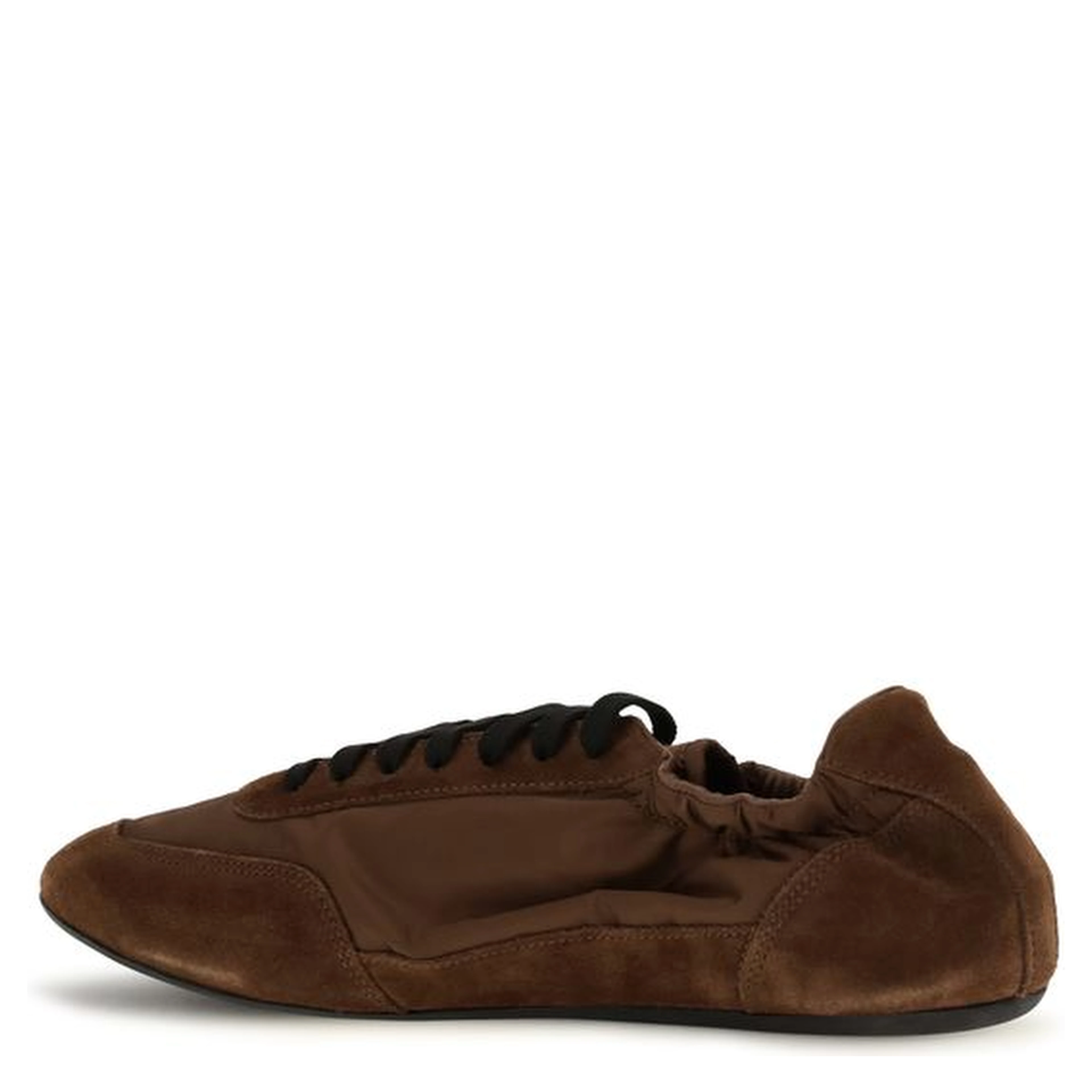 Brown Rubber Athletic Sneakers
