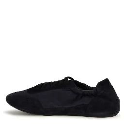 Blue Rubber Athletic Sneakers