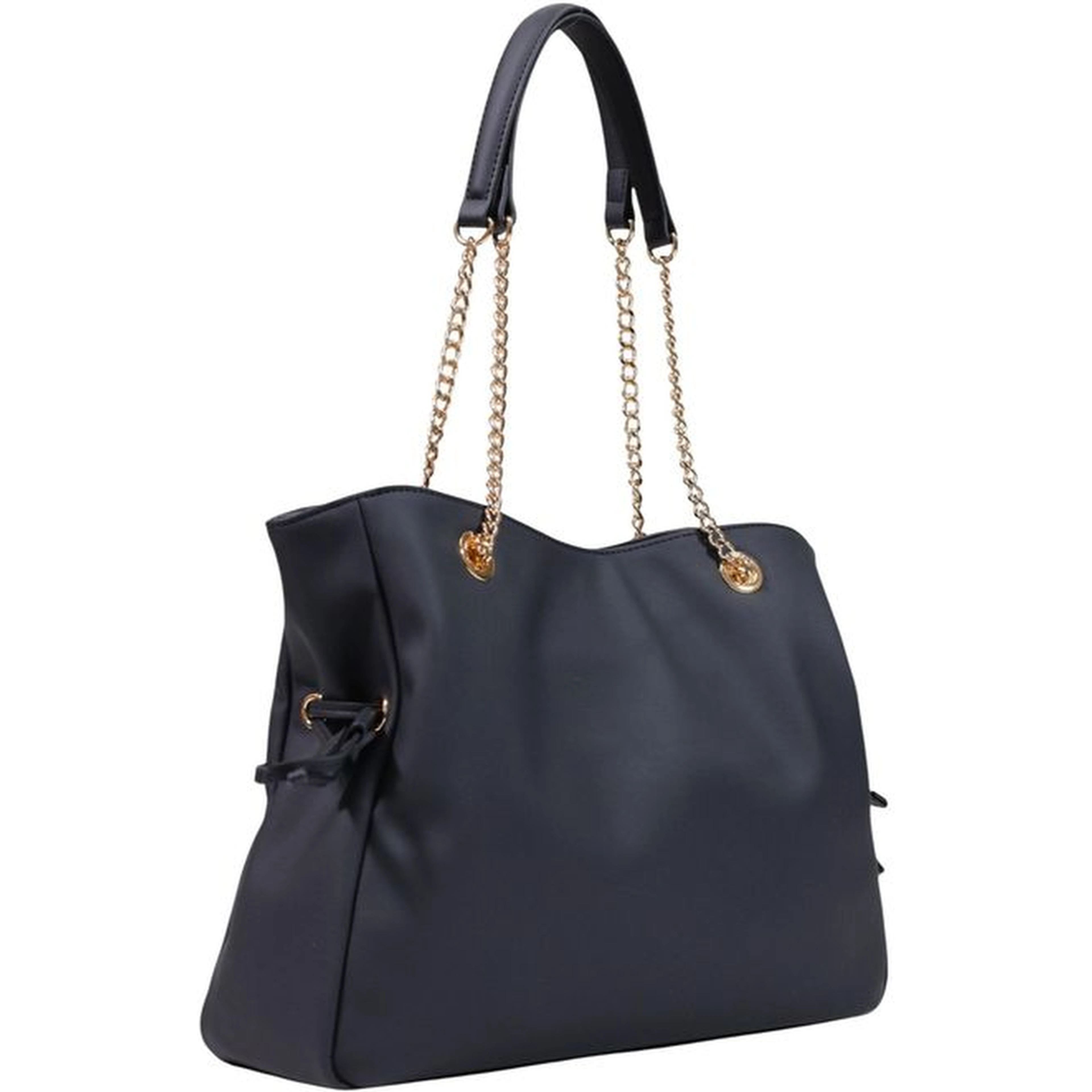 Black Polyester Handbag