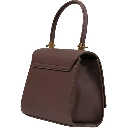 Brown Polyethylene Handbag