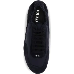 Blue Rubber Athletic Sneakers