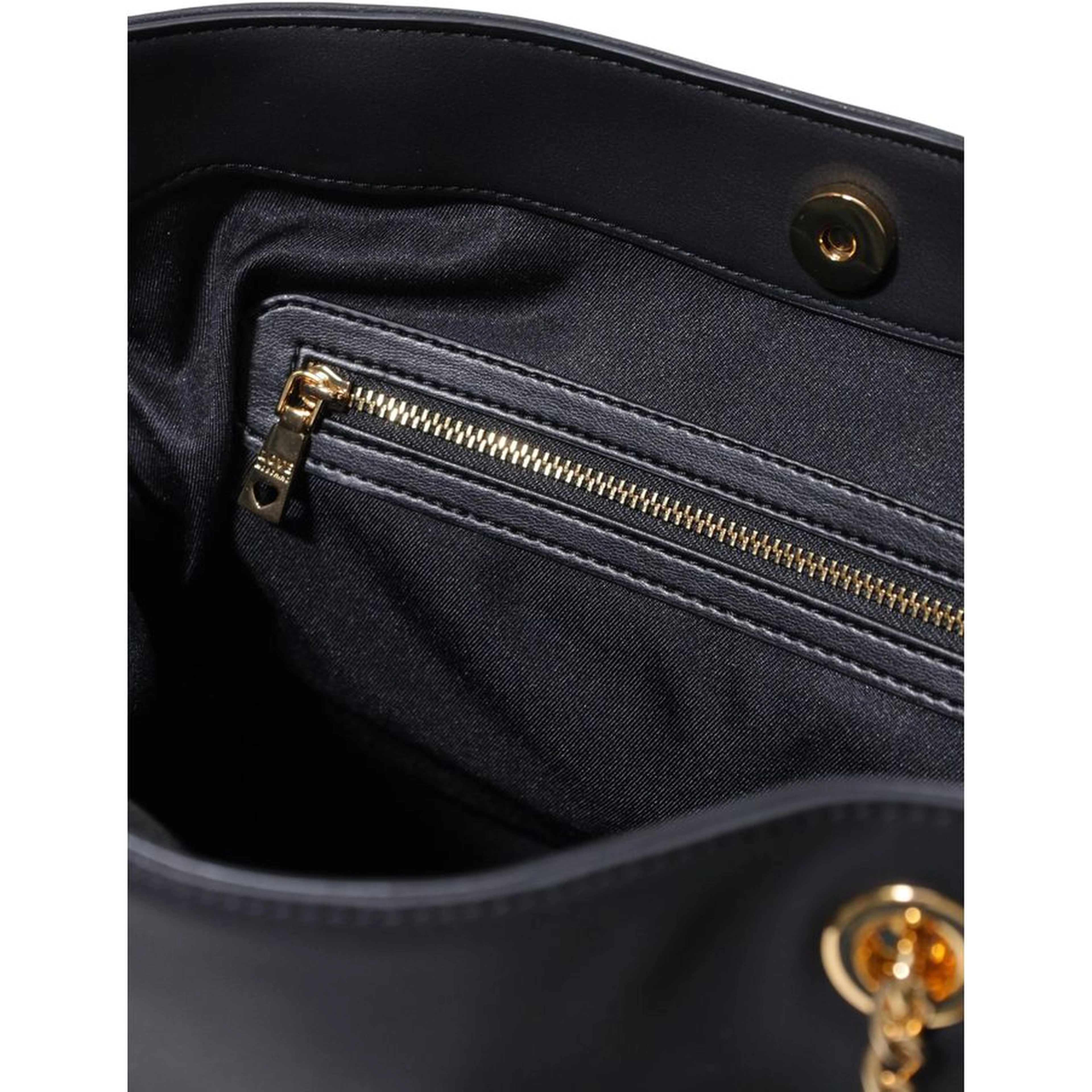 Black Polyester Handbag