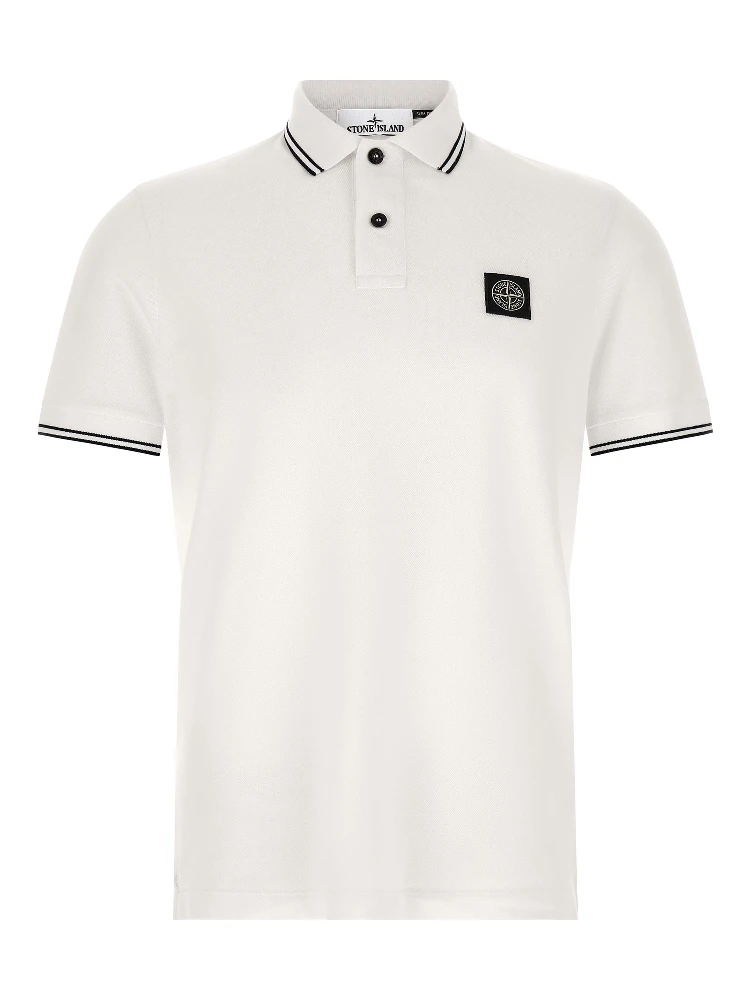 Bicolor Cotton Polo Shirt