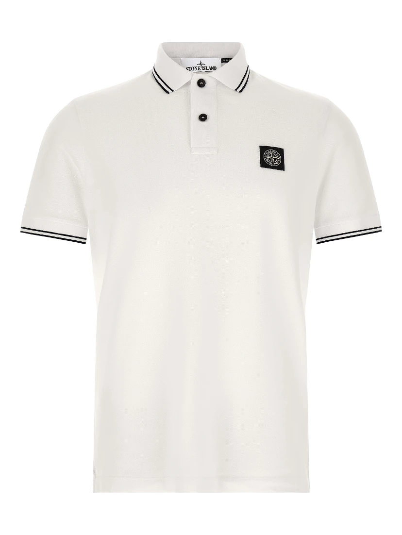 Bicolor Cotton Polo Shirt