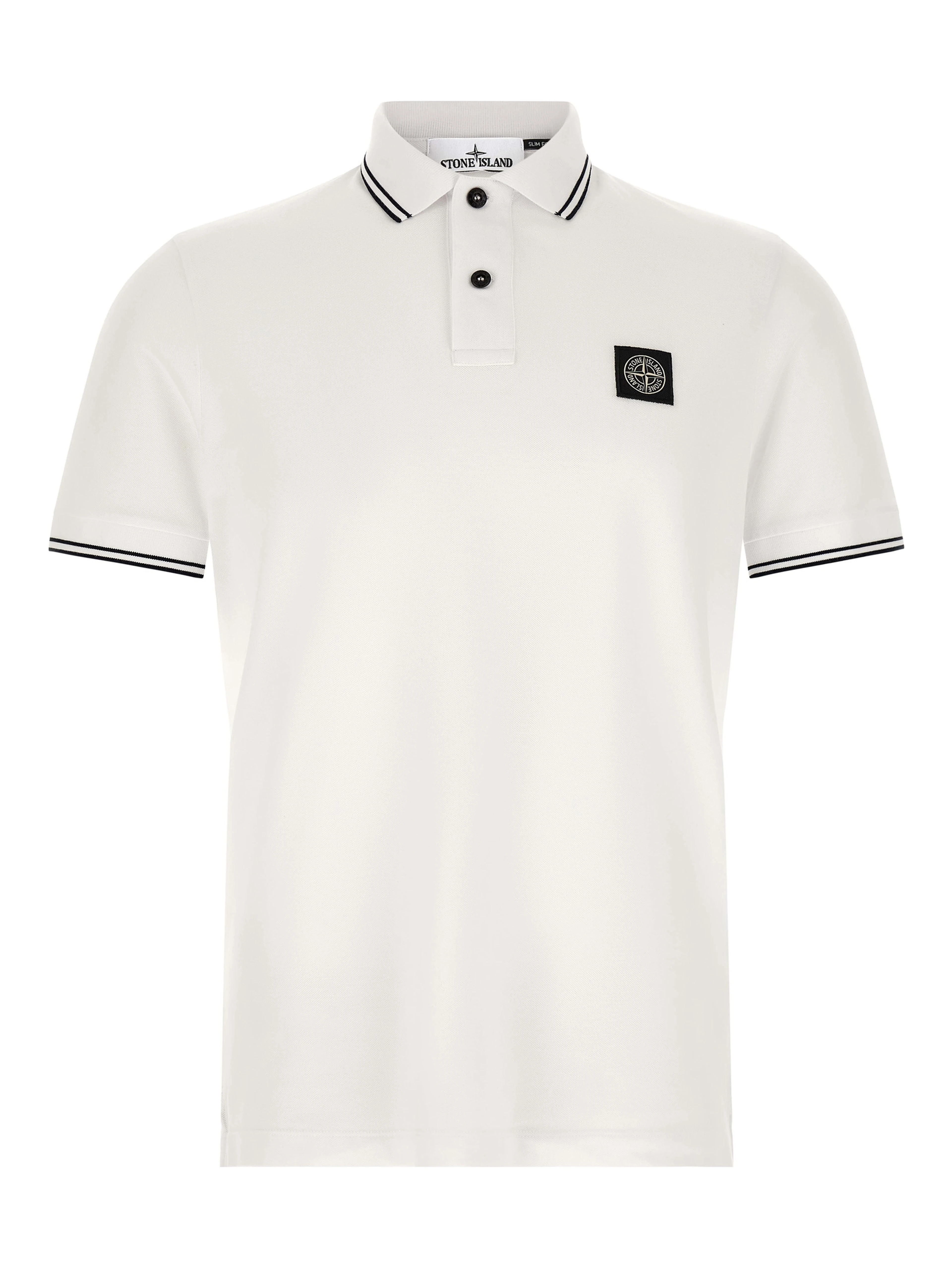Bicolor Cotton Polo Shirt