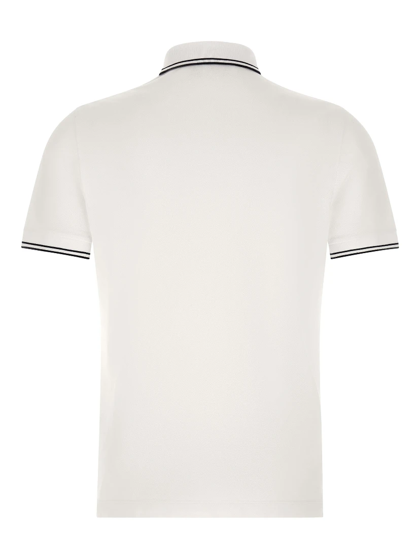 Bicolor Cotton Polo Shirt