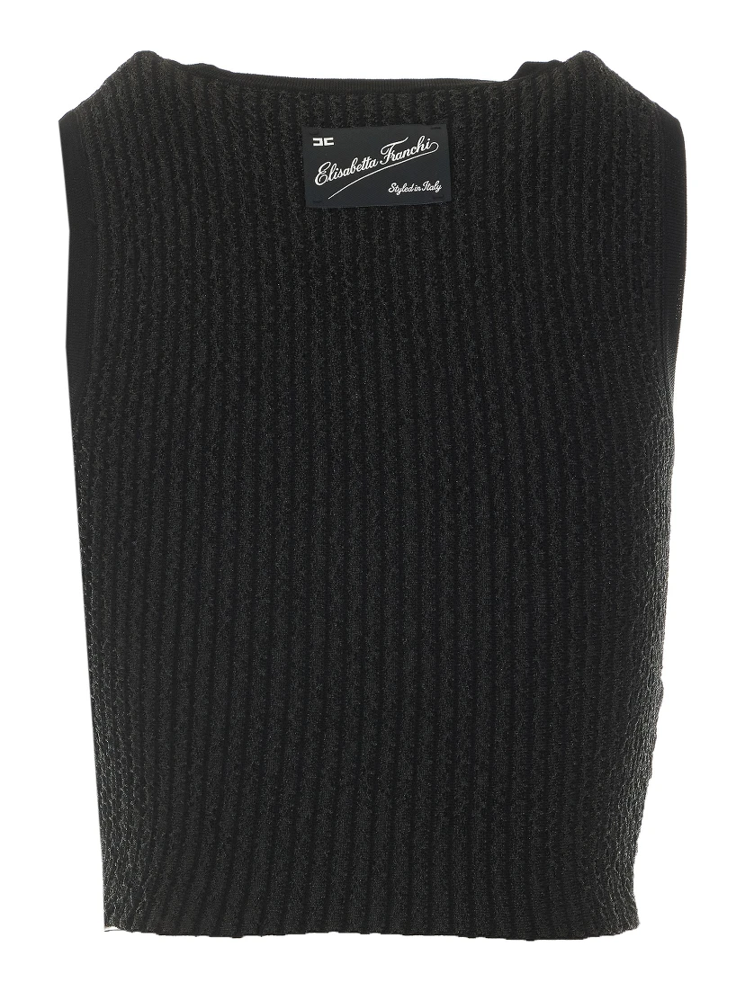 ELISABETTA FRANCHI Top Black