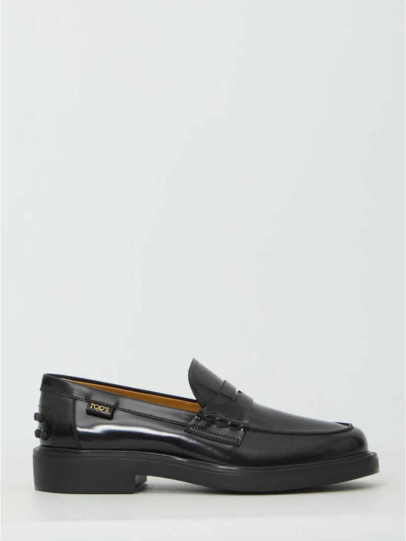 Leather loafers