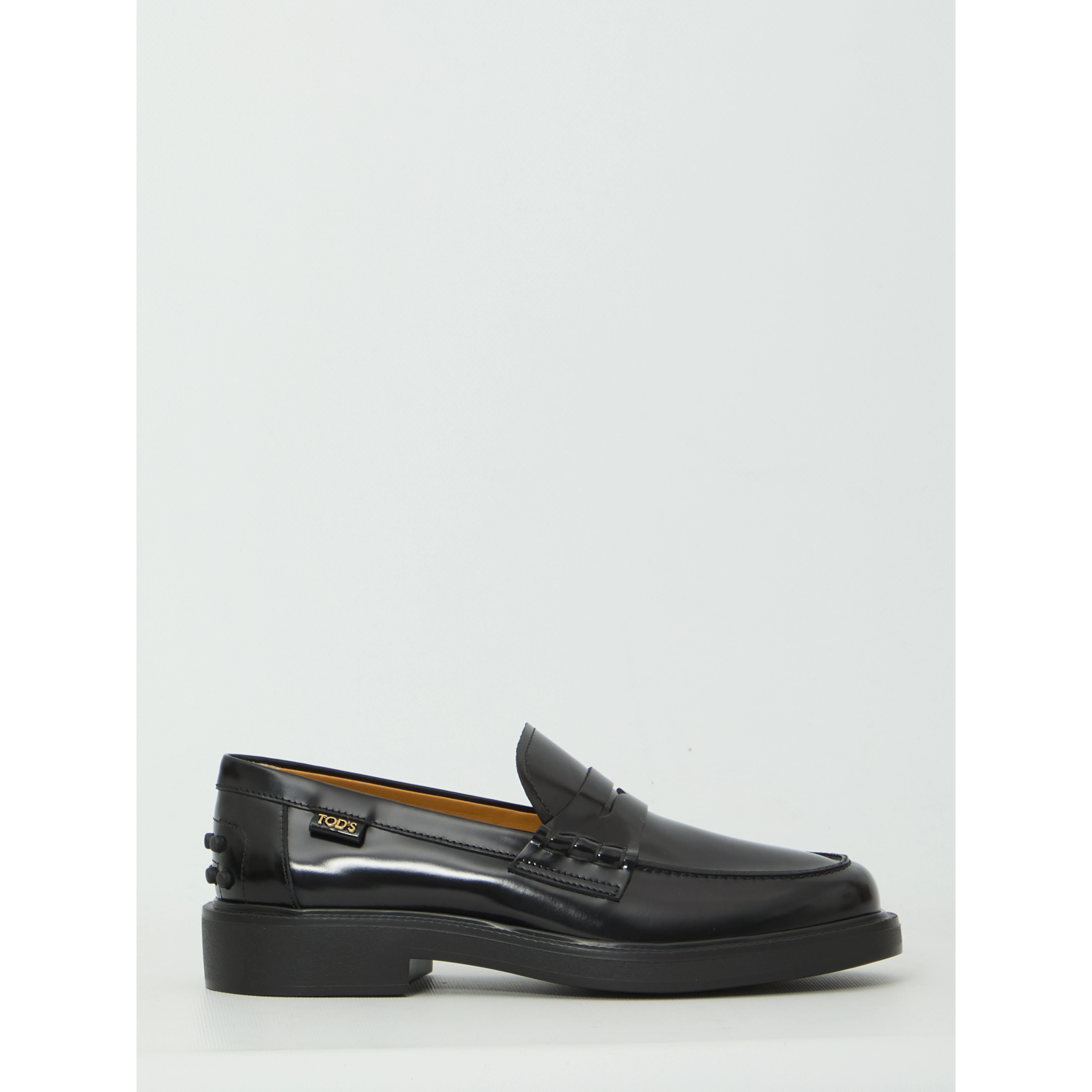 Leather loafers