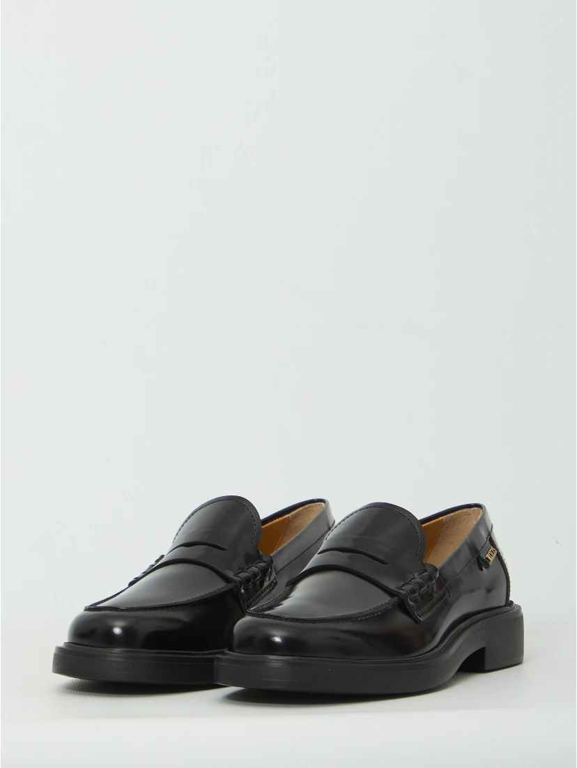 Leather loafers