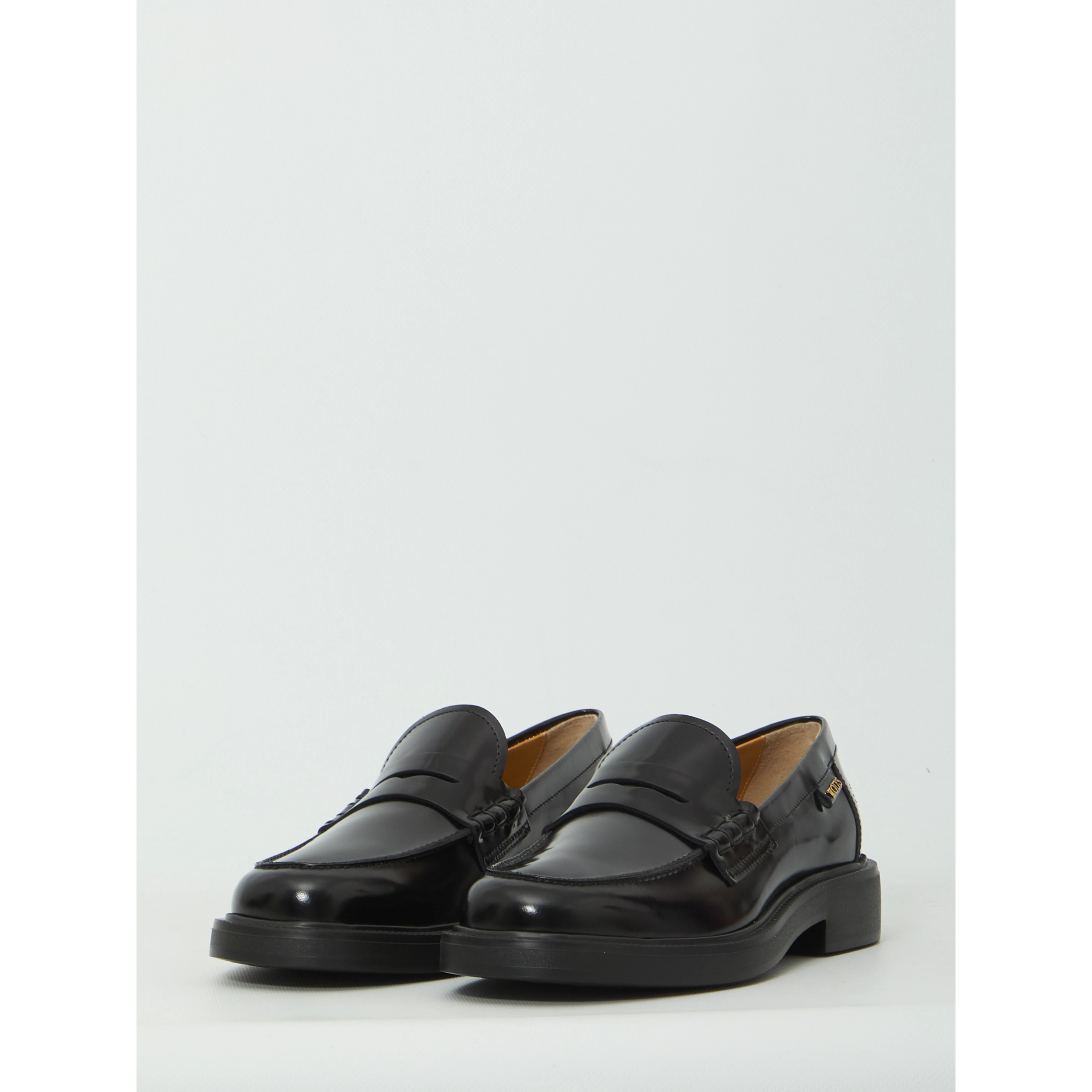 Leather loafers