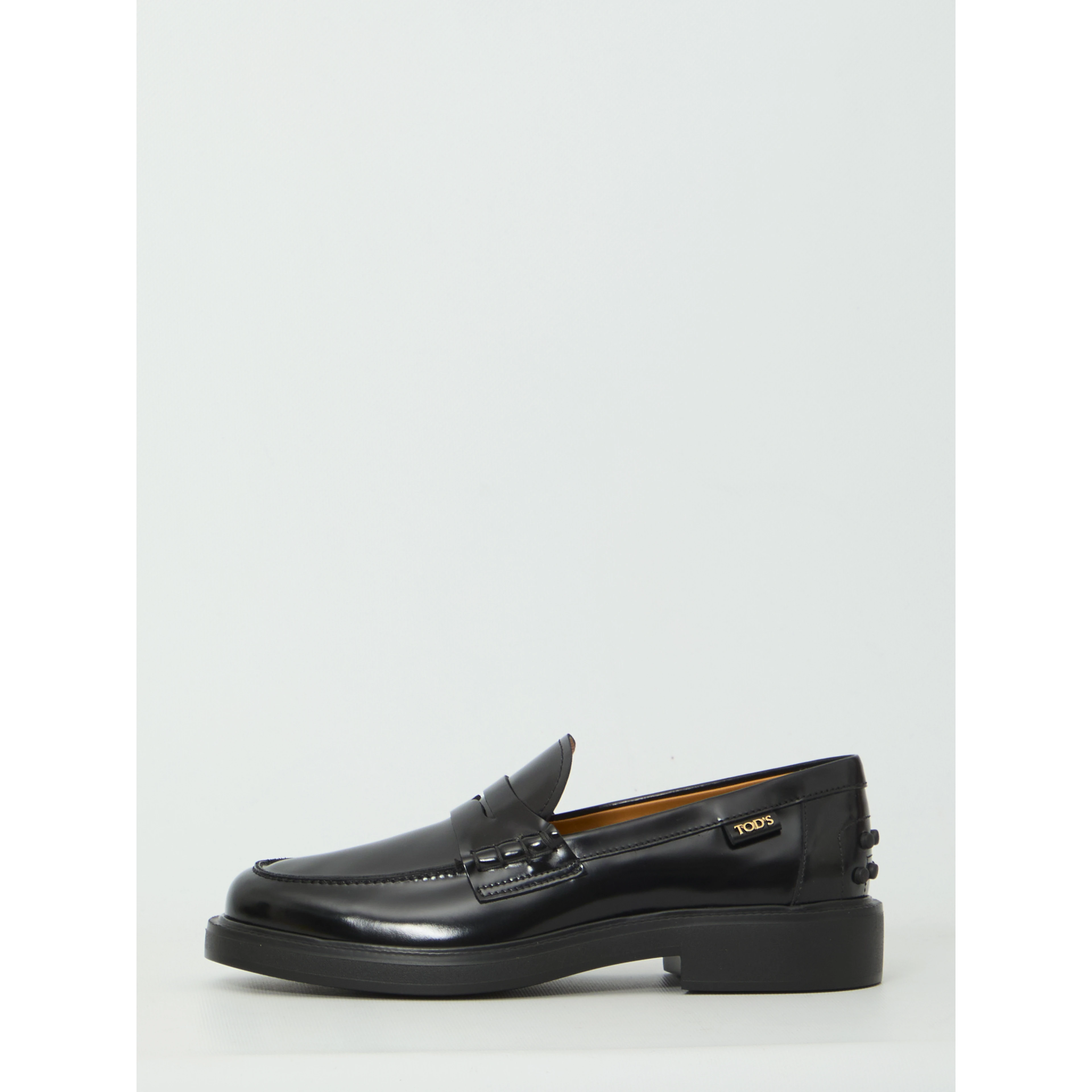 Leather loafers