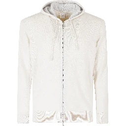 MAGLIA FULL ZIP CAPPUCCIO