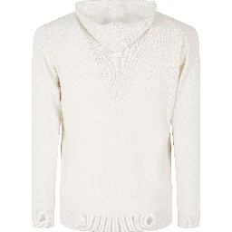 MAGLIA FULL ZIP CAPPUCCIO