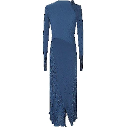 LONG SLEEVE PLISSE DRESS