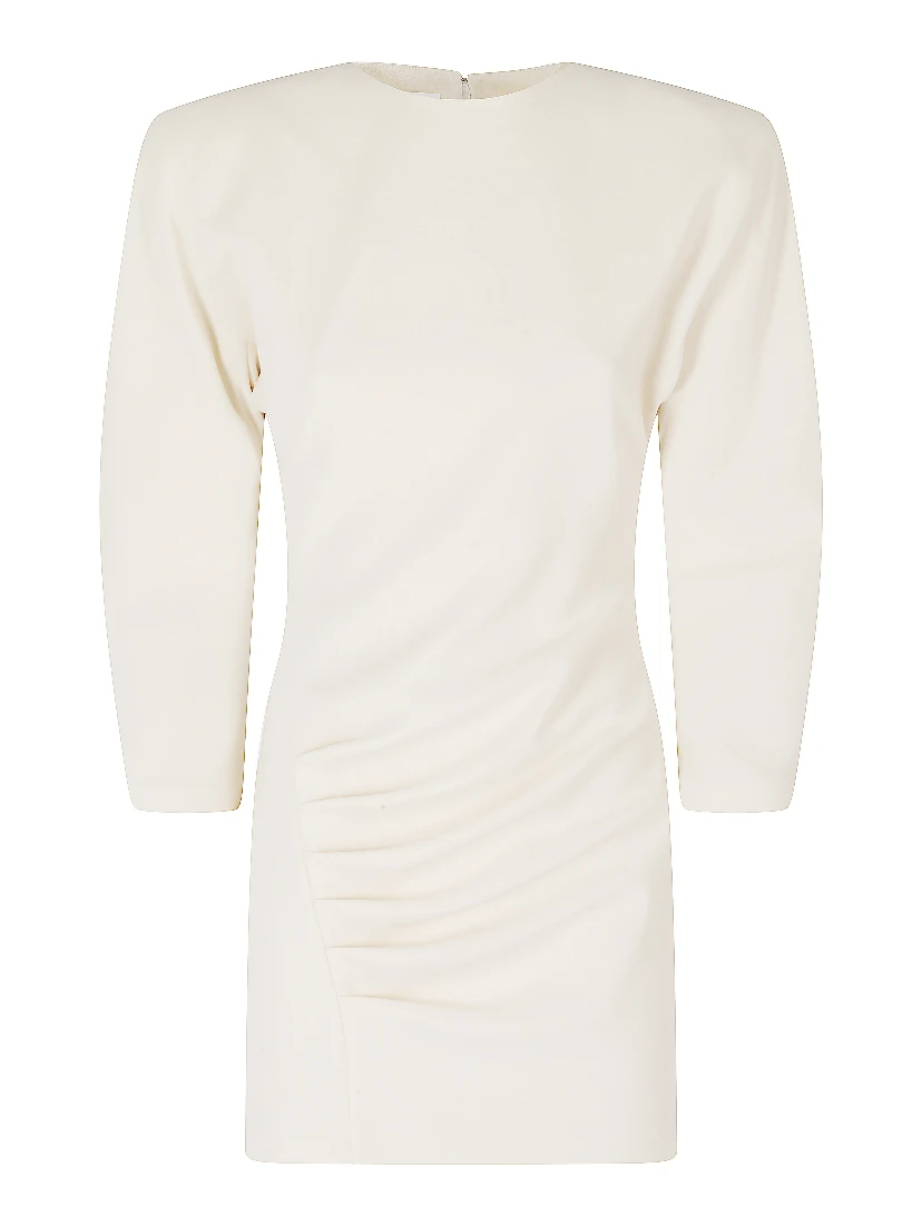 NEW AMANDA ROUNDED SHOULDER MINI DRESS