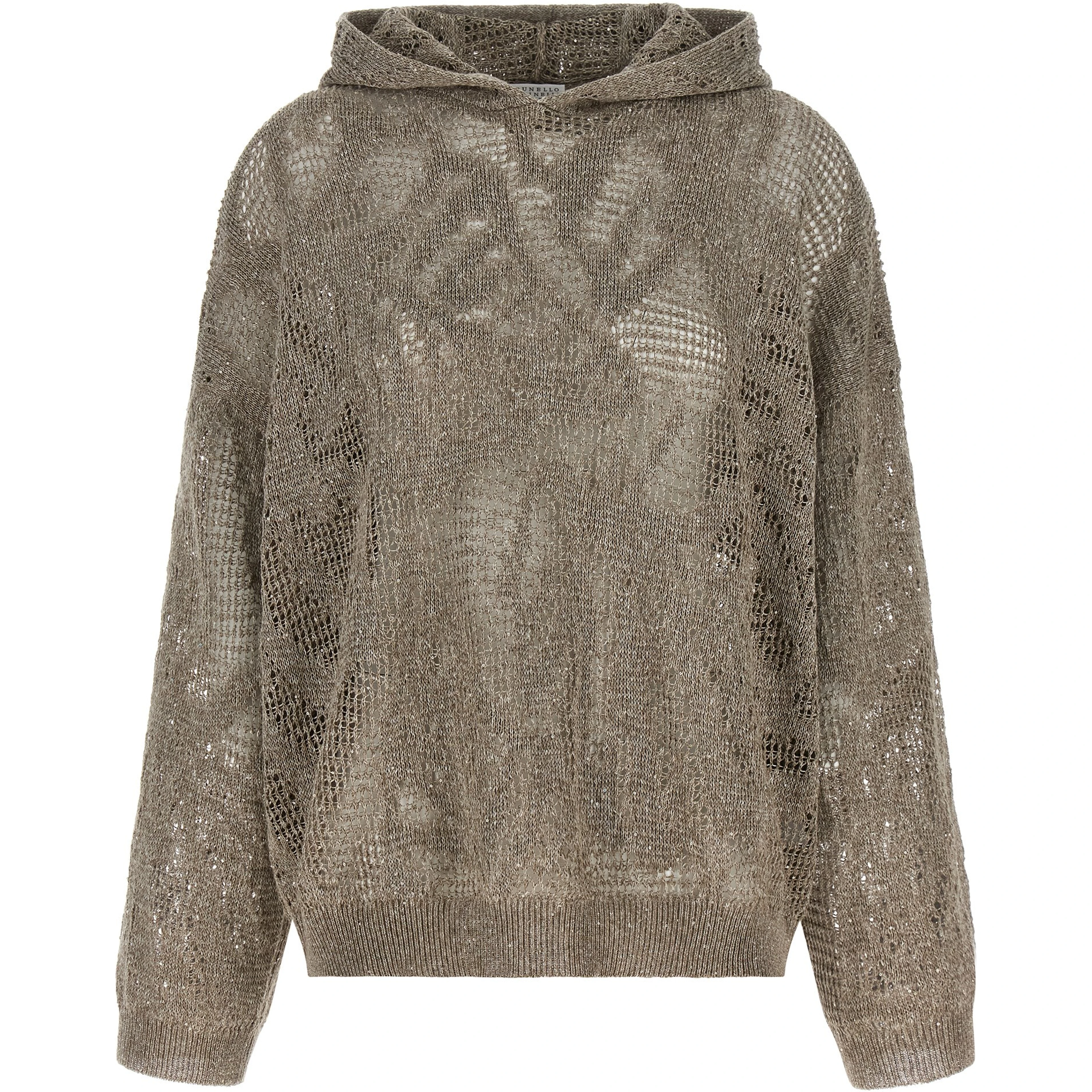 Brown Linen Cardigan