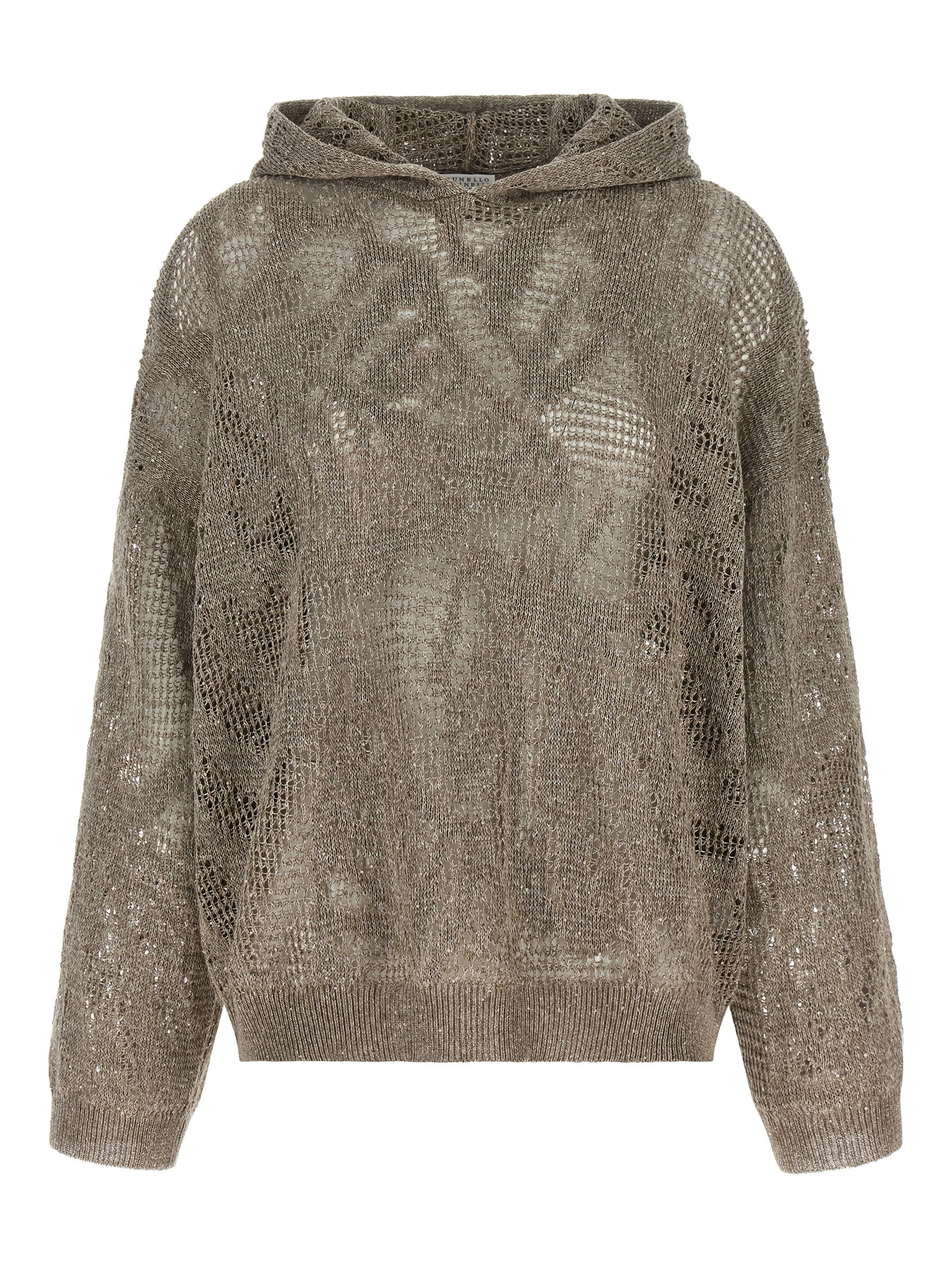 Brown Linen Cardigan