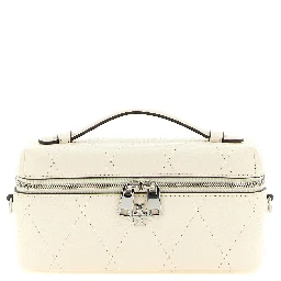 White Cowhide Crossbody Bag