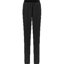 Black Silk Bottoms Sleepwear