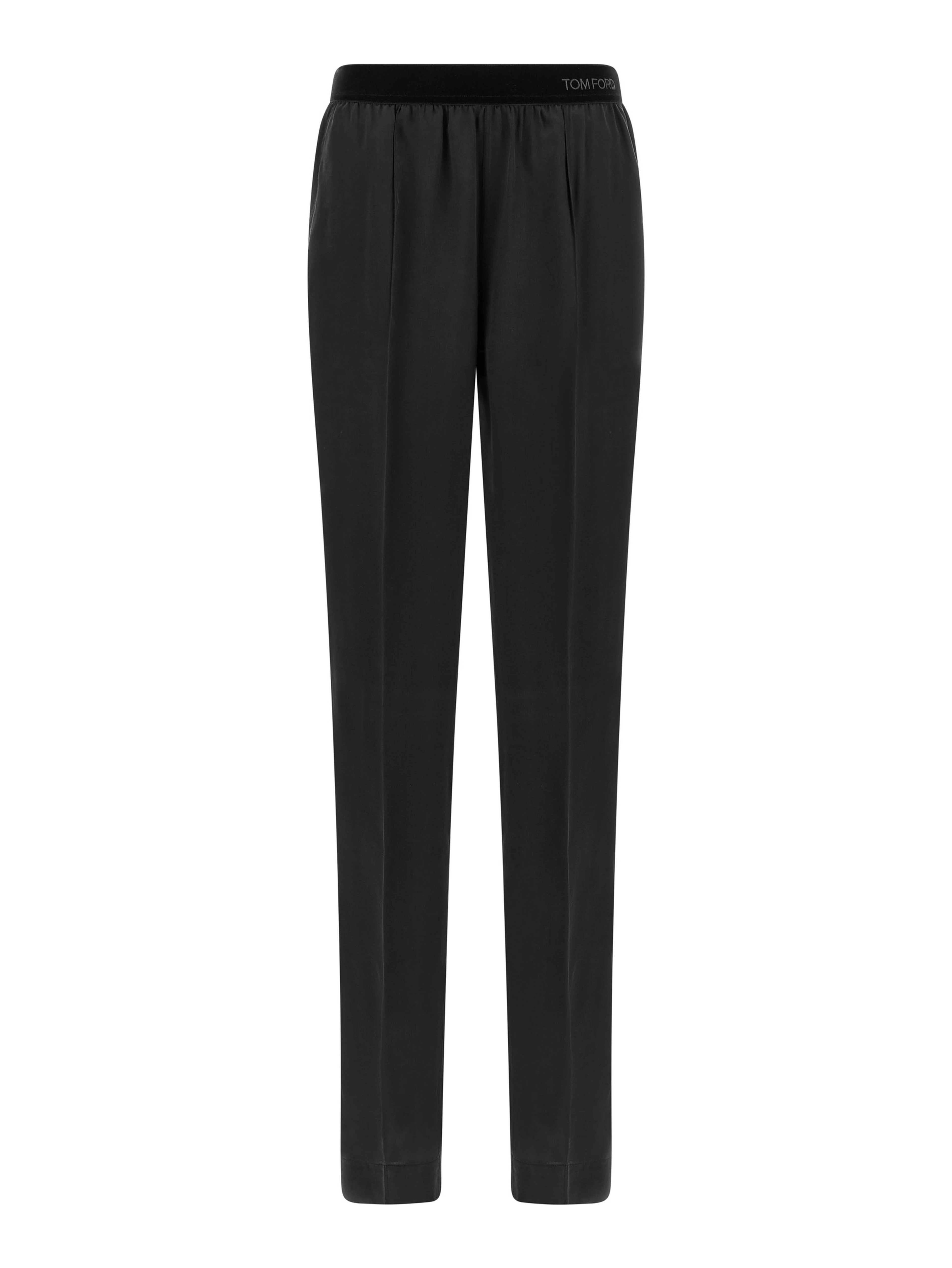 Black Silk Bottoms Sleepwear