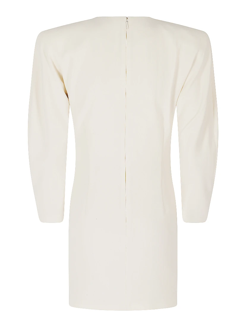 NEW AMANDA ROUNDED SHOULDER MINI DRESS