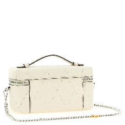 White Cowhide Crossbody Bag