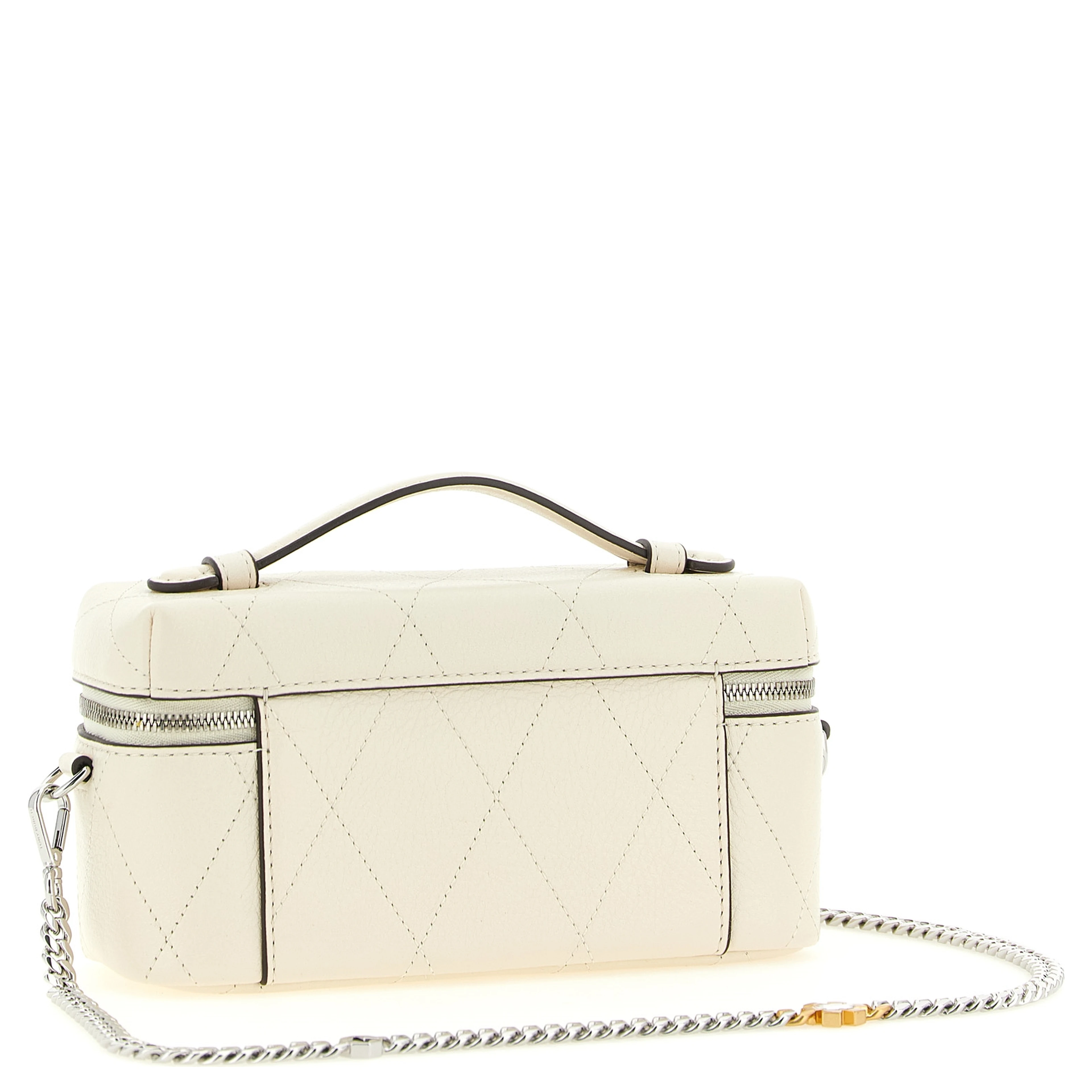 White Cowhide Crossbody Bag