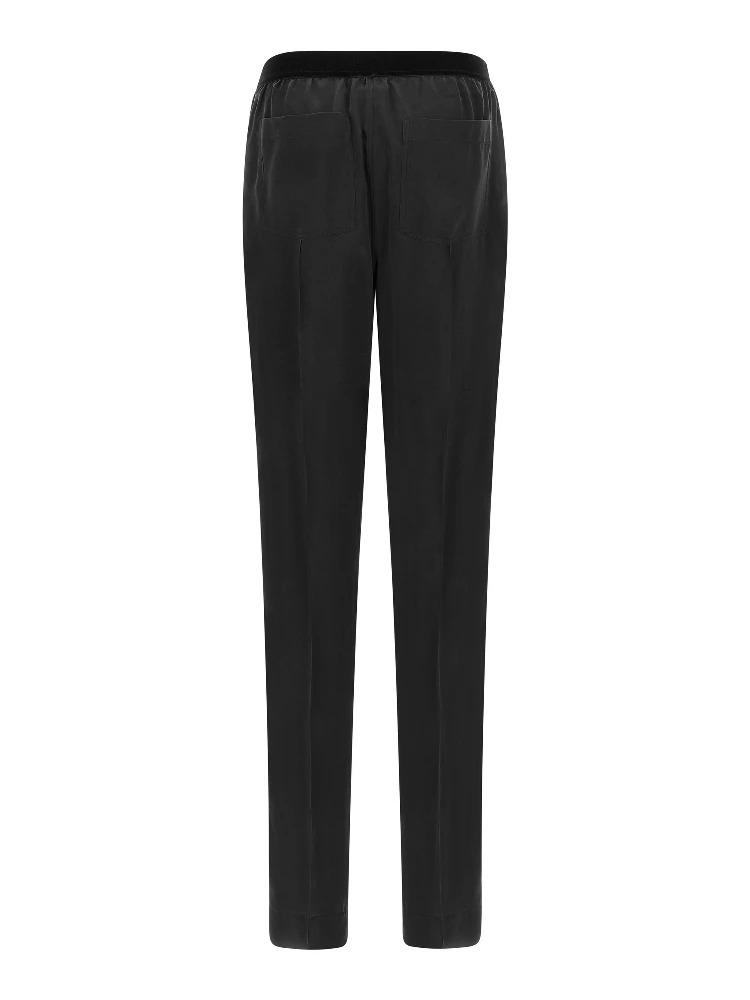 Black Silk Bottoms Sleepwear alternative