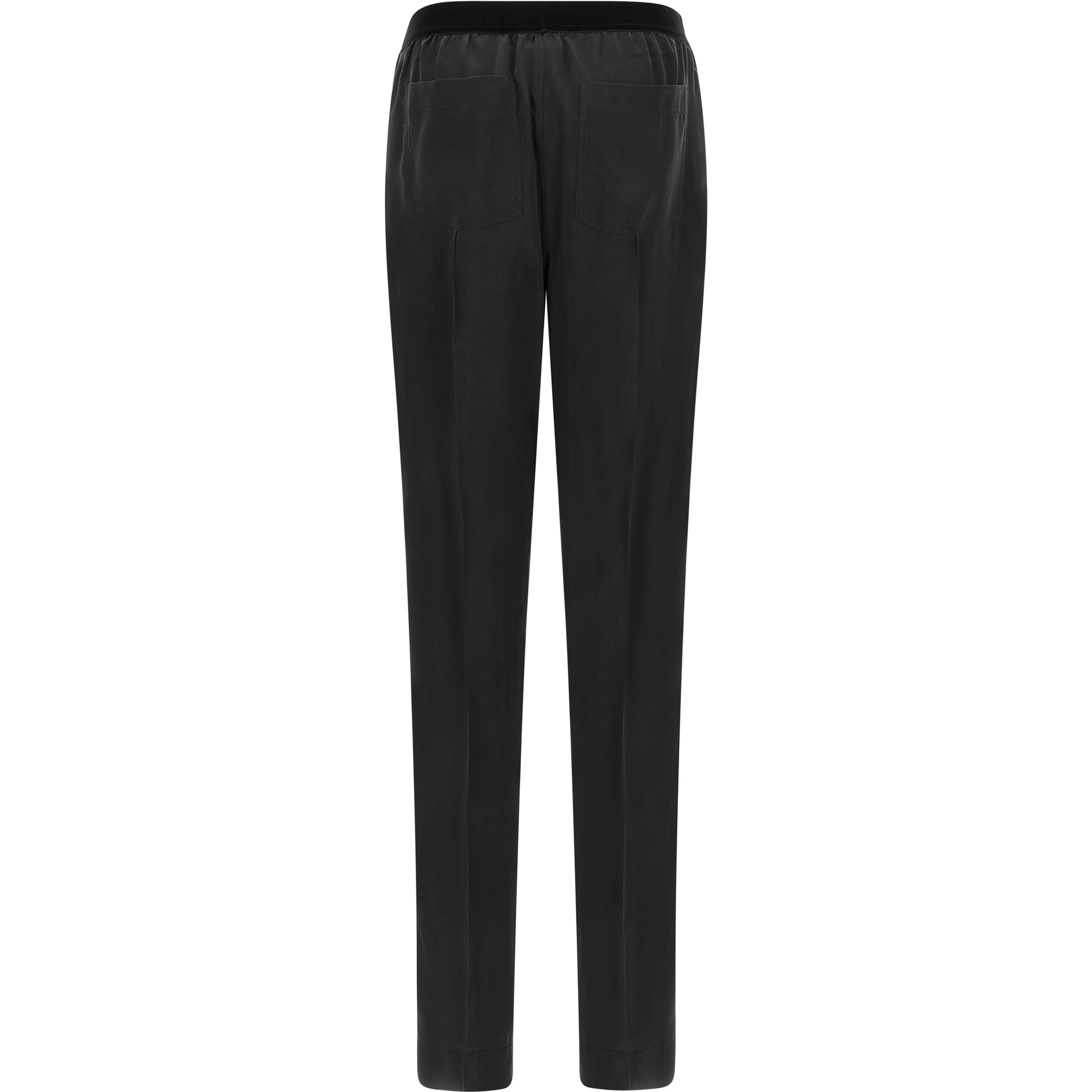 Black Silk Bottoms Sleepwear