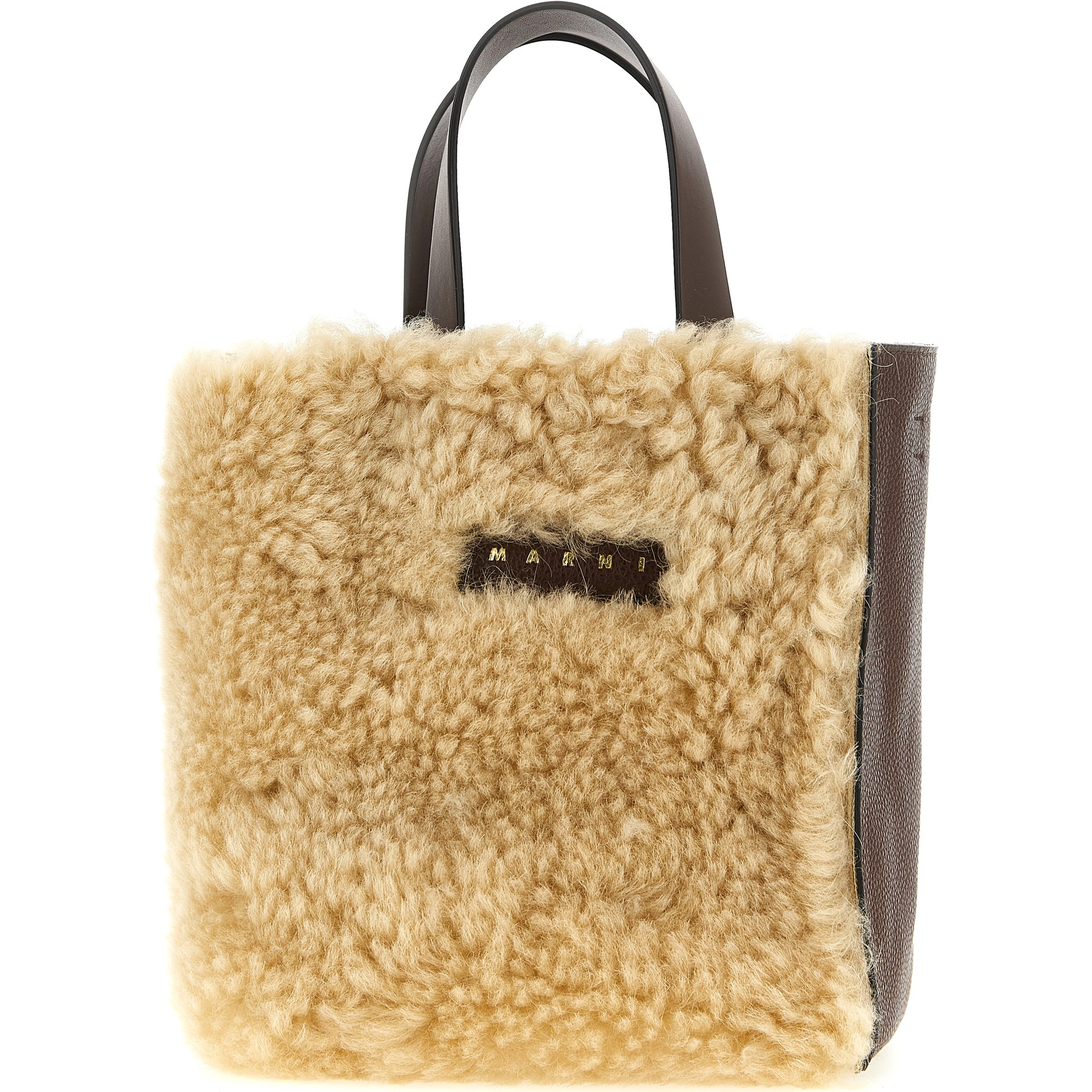 Multicolor Lamb Leather Handbag