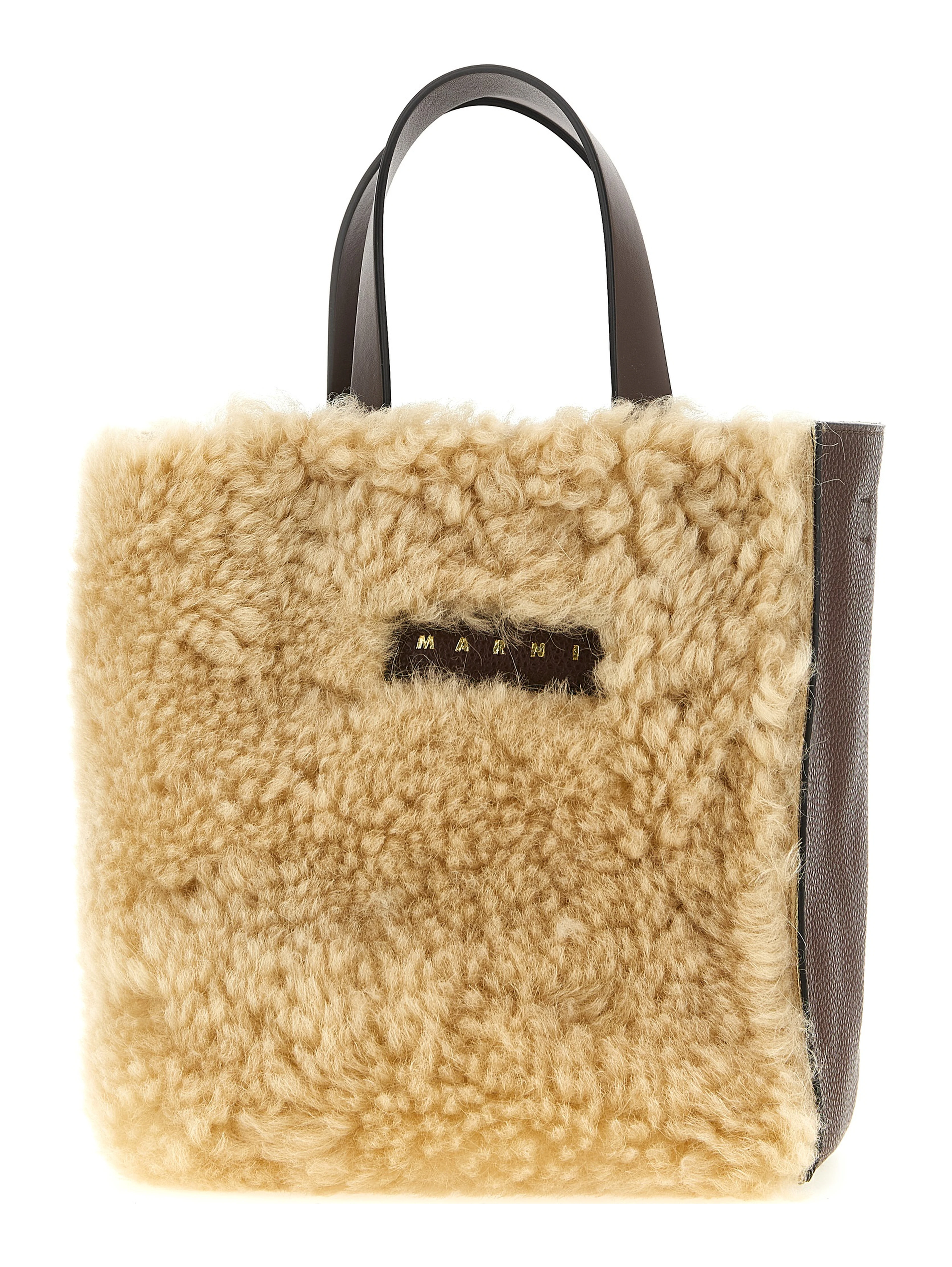 Multicolor Lamb Leather Handbag