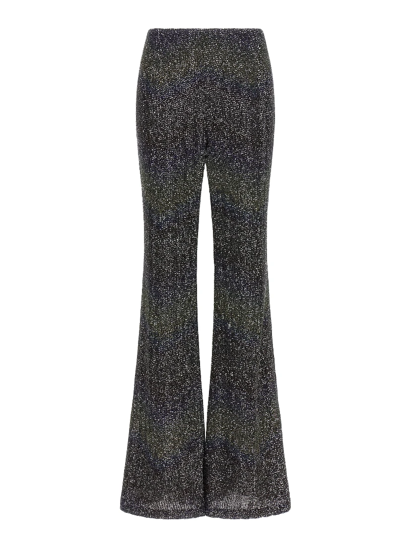 Multicolor Polyamide Flared Pants
