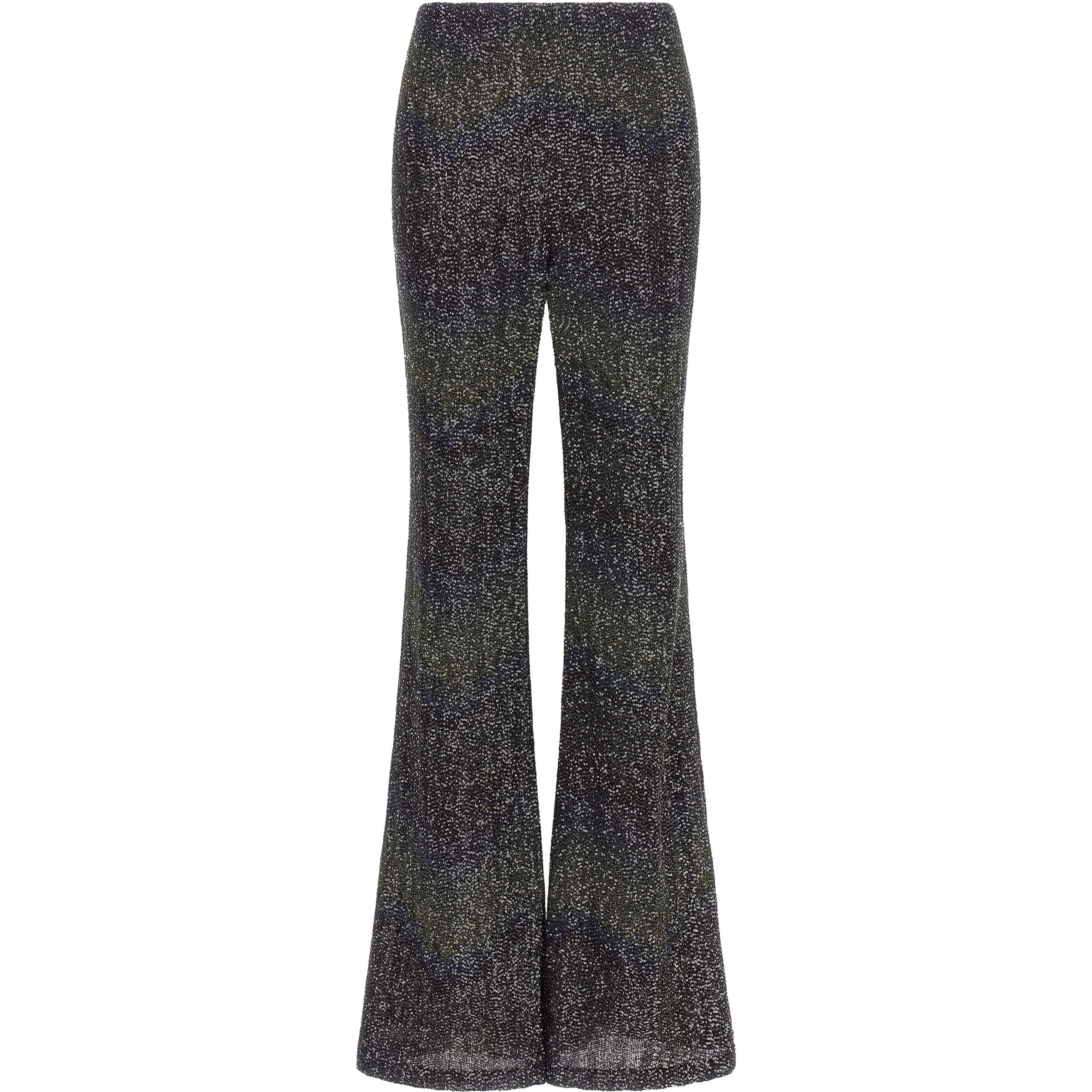 Multicolor Polyamide Flared Pants