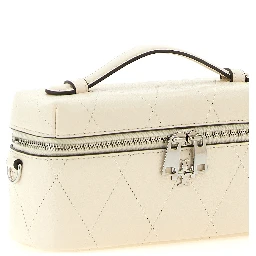 White Cowhide Crossbody Bag