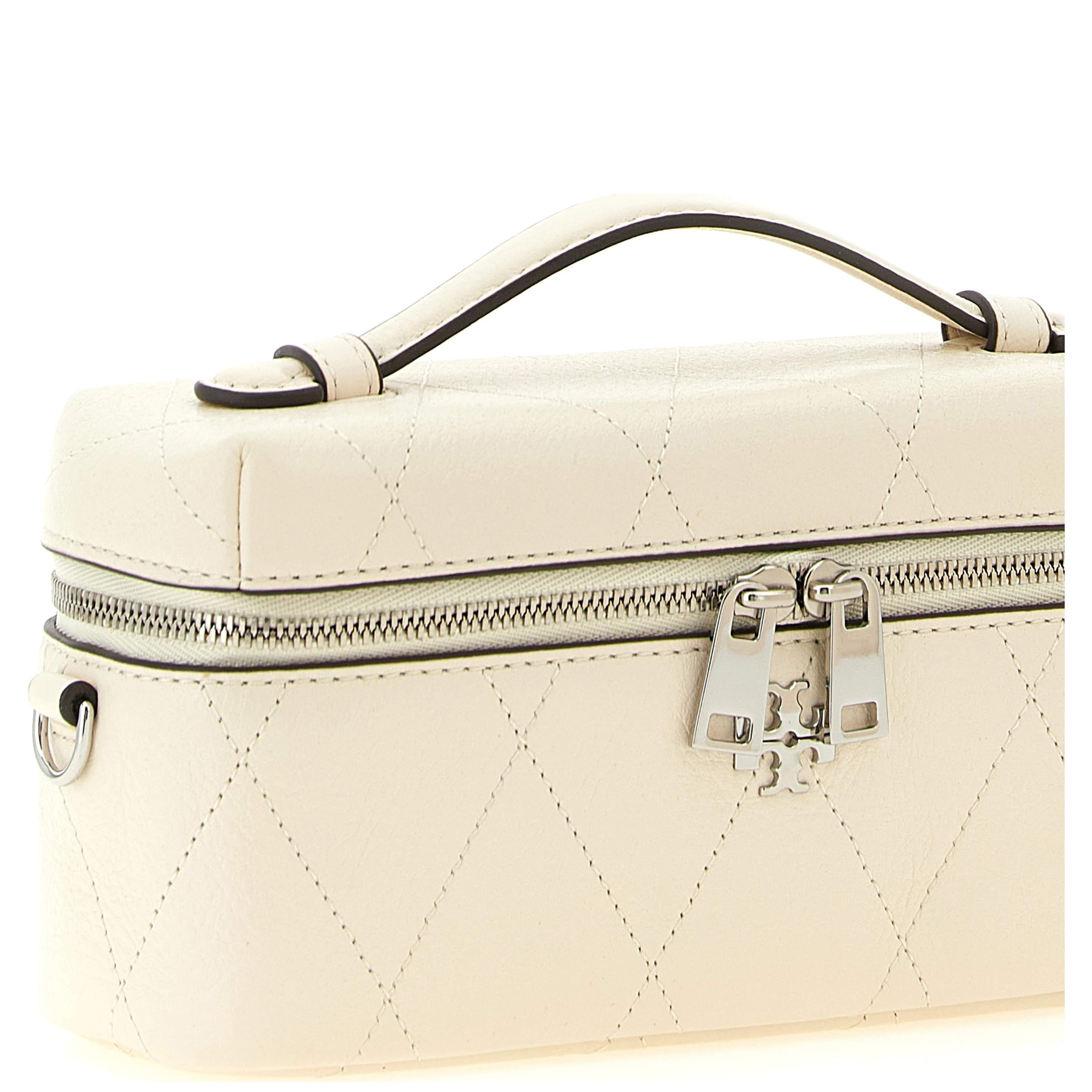 White Cowhide Crossbody Bag
