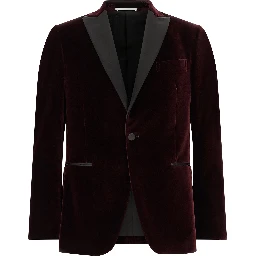 Bordeaux Cotton Blazer