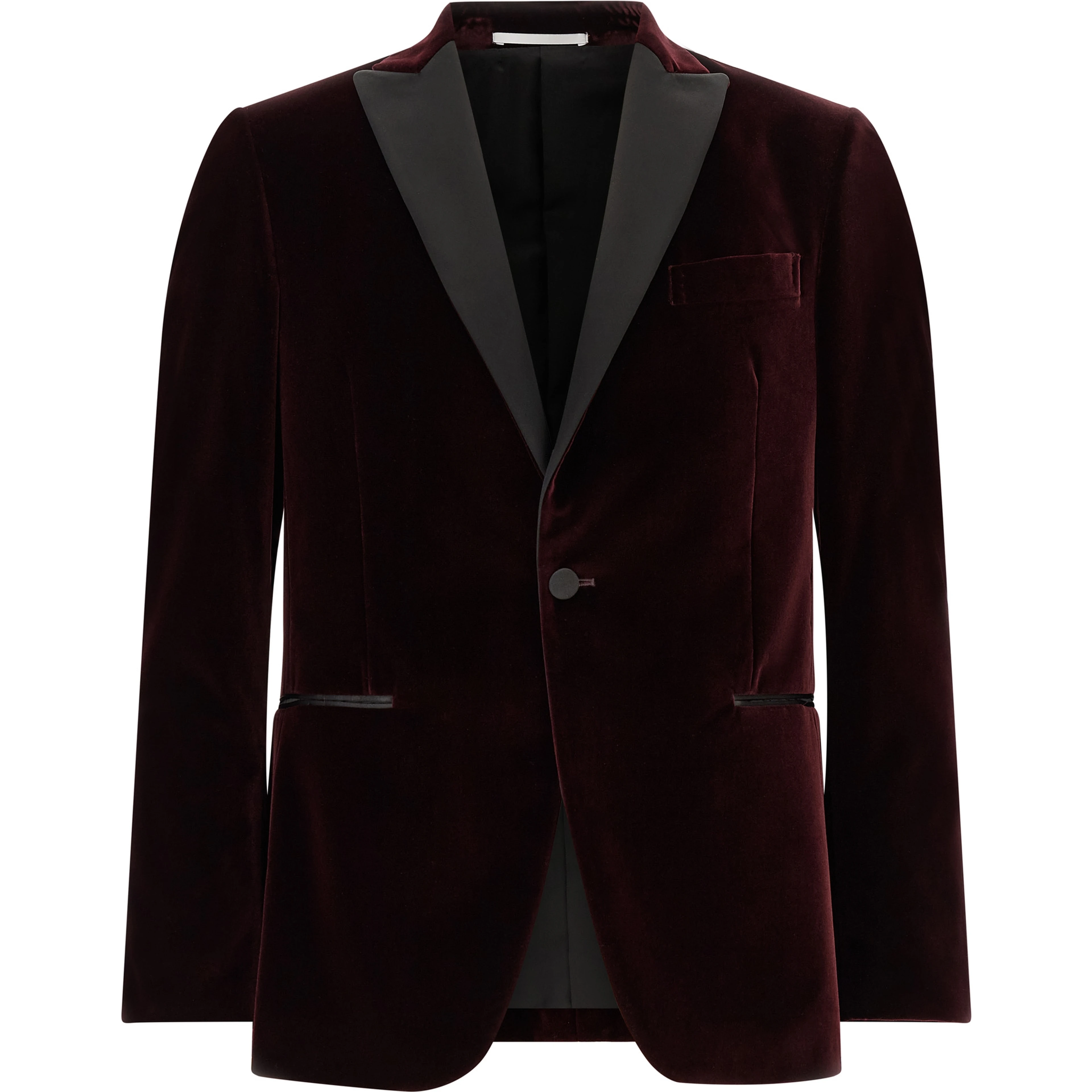 Bordeaux Cotton Blazer