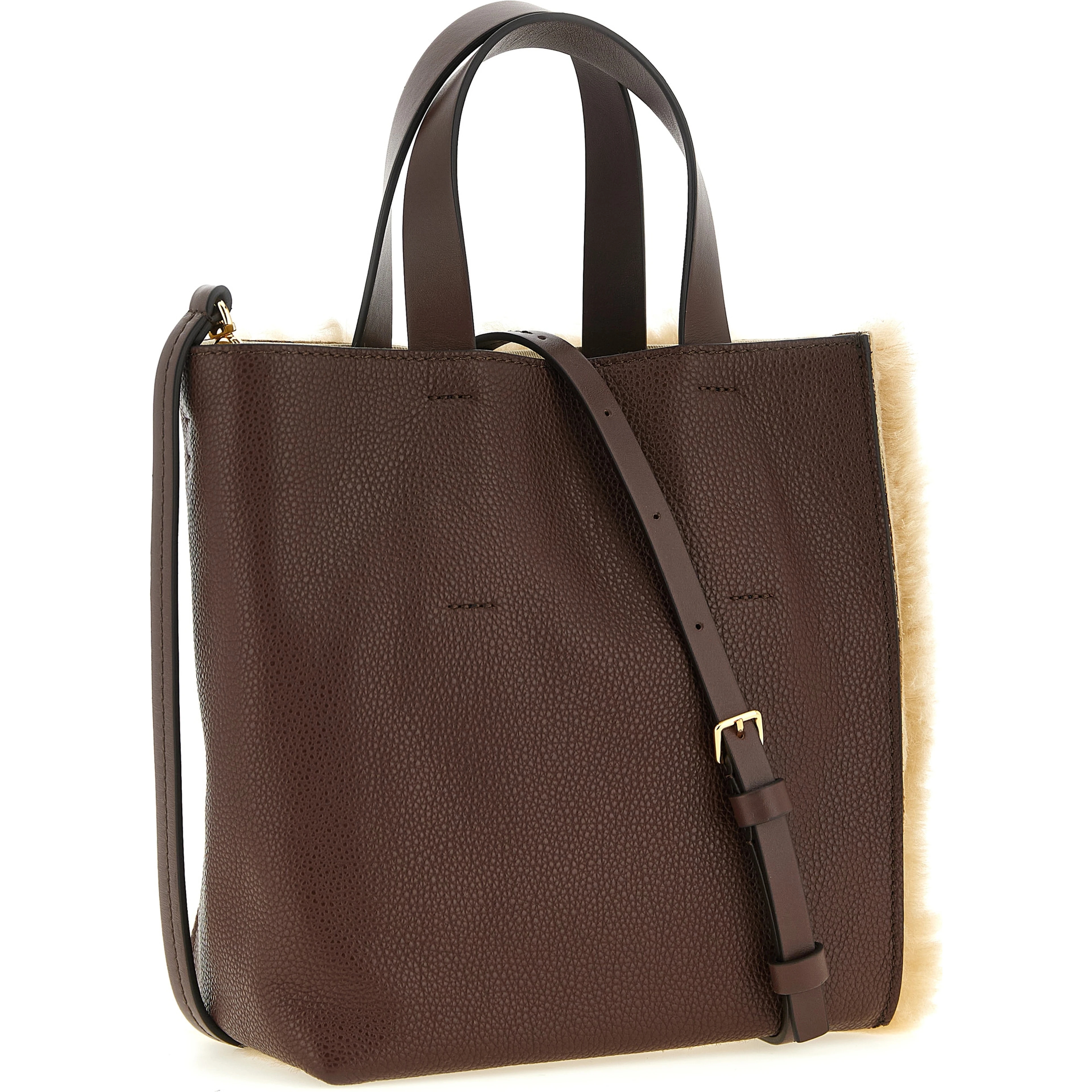 Multicolor Lamb Leather Handbag