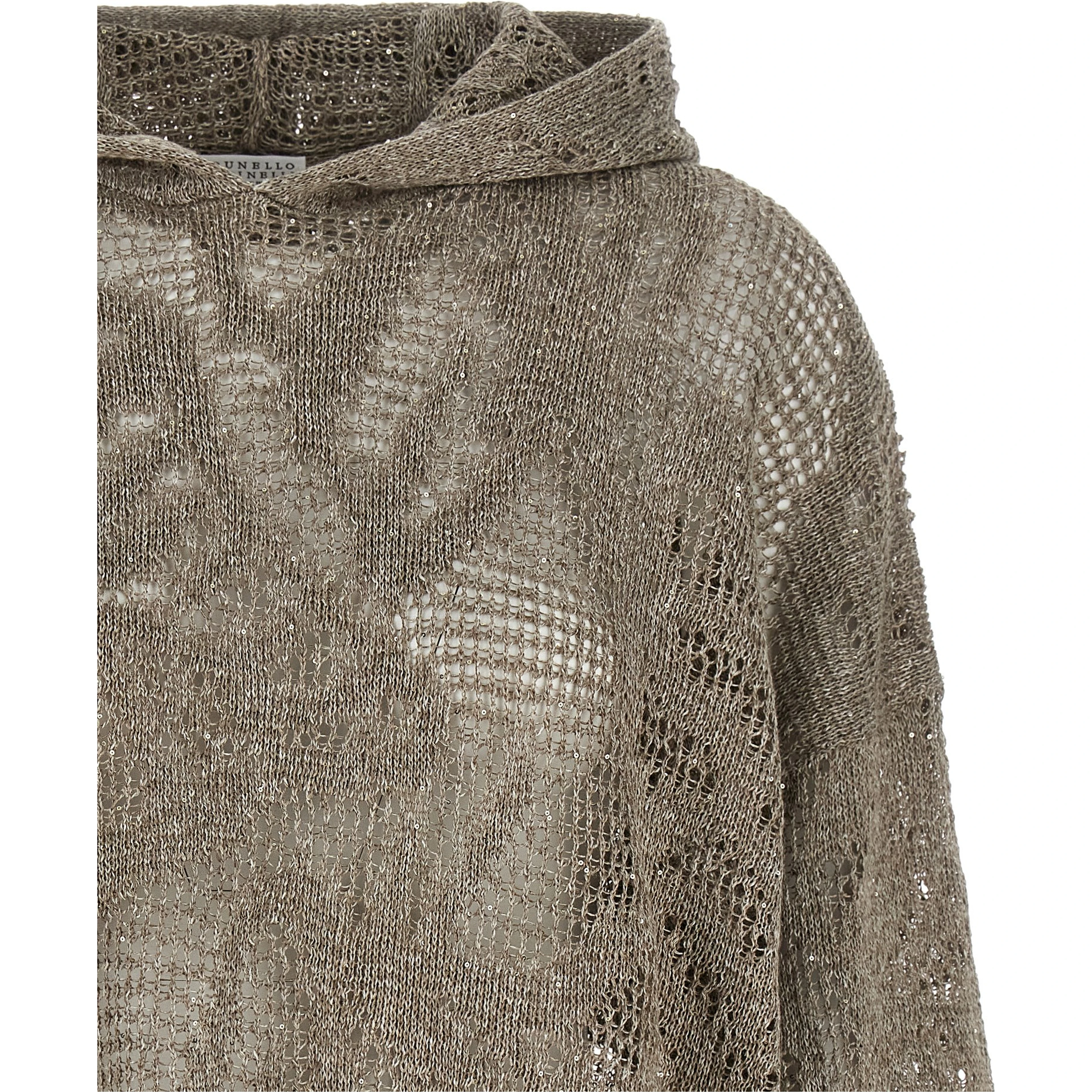 Brown Linen Cardigan