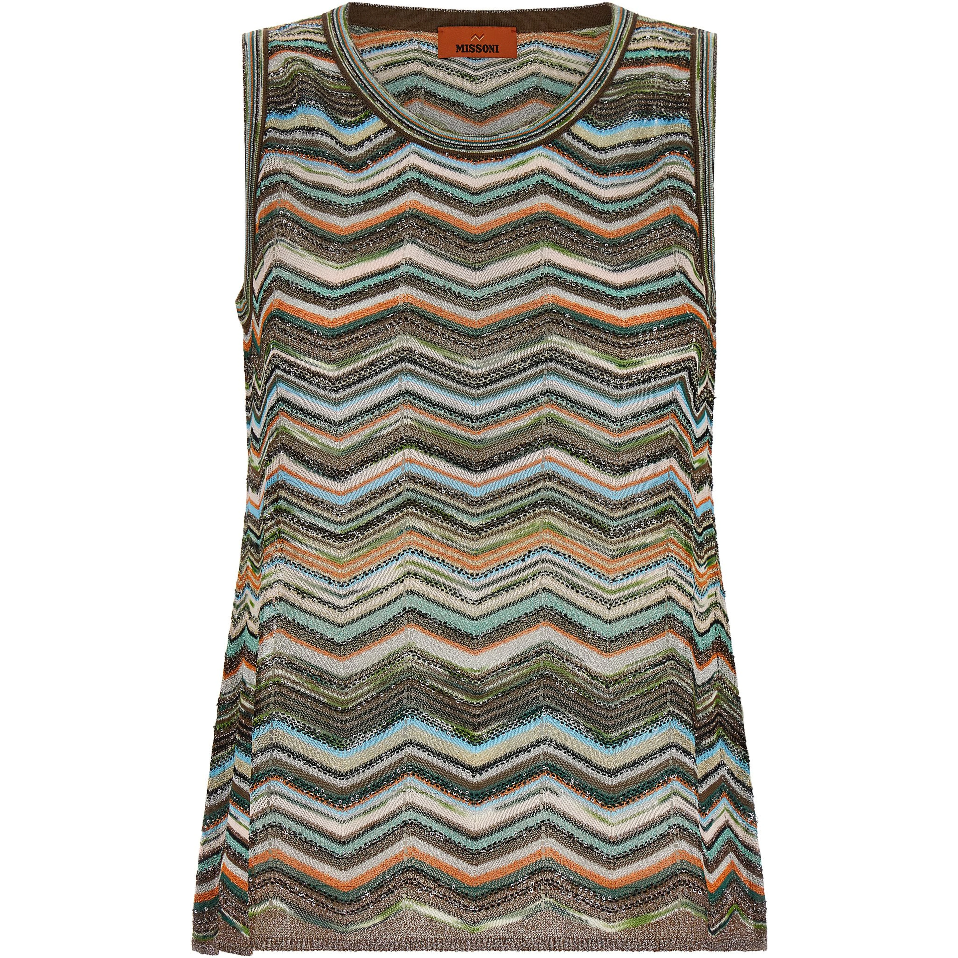 Multicolor Viscose Blouse